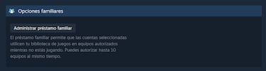 Cómo compartir la librería de Steam con amigos y familiares para jugar simultáneamente