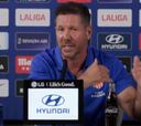 Faltaba por pronunciarse: escuchen a Simeone sobre llevar el Villarreal-Barça a Miami