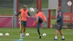 Olise y Díaz ya son panas: Así disfrutan sus entrenamientos