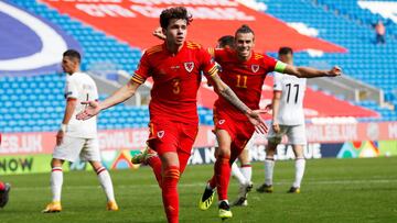 Soccer Football - UEFA Nations League - League B - Group 4 - Wales v Bulgaria - Cardiff City Stadium, Cardiff, Wales, Britain - September 6, 2020   Wales&#039; Neco Williams celebrates scoring their first goal          REUTERS/Andrew Boyers