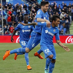Damián da la victoria al Getafe con un golazo desde 30 metros