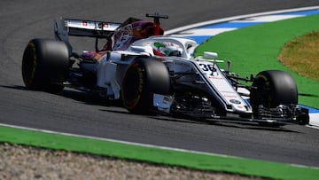 Giovinazzi en los FP1 de Alemania