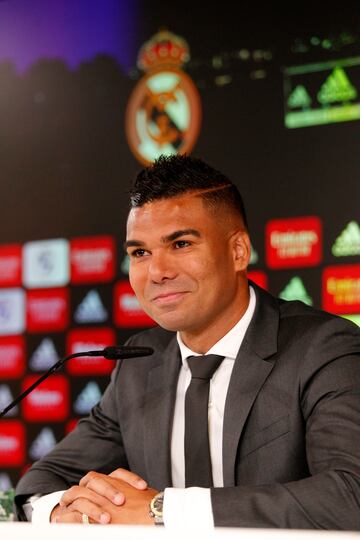 Esta mañana Carlos Henrique Casimiro se ha despedido del Real Madrid tras su marcha al Manchester United.