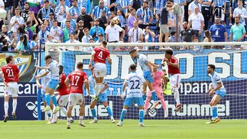 Imgen del Málaga-Murcia.