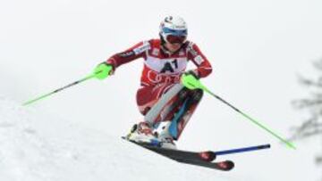 Henrik Kristoffersen, durante la competici&oacute;n.