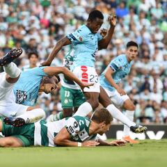 Santos Laguna - Pachuca (2-2): resumen del partido y goles