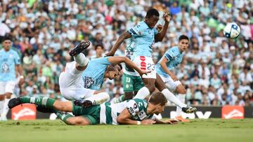 Santos Laguna - Pachuca (2-2): resumen del partido y goles