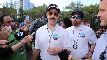 El entrenador Ted Lasso (Jason Sudeikis).