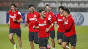 Atleti: trabajo físico con el Profe Ortega y partidillo con juveniles