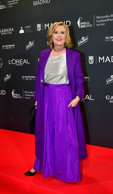 Nieves Herrero durante la gran fiesta de la 81ª edición de Mercedes-Benz Fashion Week Madrid que se celebra en Gabana Music Club y Jimmy’s Restaurant.
  
 
  