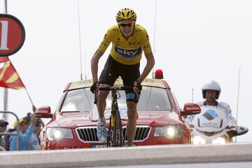 Tras ayudar a Wiggins el año anterior 2013 fue su año al conseguir su primer Tour de Francia.