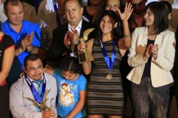 El pesista Juan Carlos Garrido fue galardonado como el Mejor paralimpico y la patinadora María Jose Moya fue galardonada como la Mejor de los Mejores.