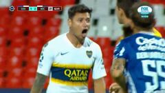 Zárate se volvió loco y le gritó el gol en la cara a los jugadores de Godoy Cruz