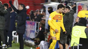 07/01/24 PARTIDO UNICO COPA DEL REY DIECISEISAVOS
BARBASTRO - BARCELONA
CAMBIO SUSTITUCION JOAO FELIX TRISTEZA