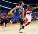 Ricky Rubio, fuera del partido entre Rookies y Sophomores
