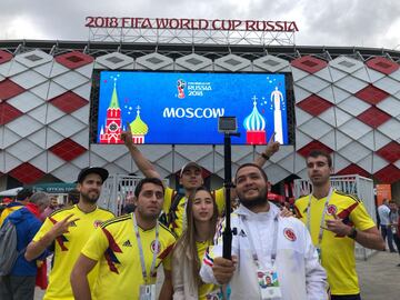 Los aficionados de la Selección no paran de soñar en Rusia. Mucha alegría e ilusión en la previa del partido contra Inglaterra, por los octavos de final del Mundial.