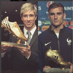 Torres nombra a Griezmann "su sucesor" en la Bota de Oro