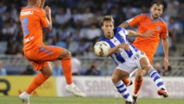 Canales marcó el gol de la Real Sociedad.