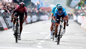 Bernal y Valverde luchan por el podio en Lombardía.