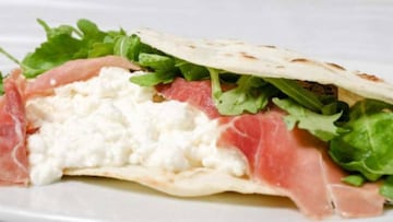 Aquí no faltan platos típicos como las piadinas