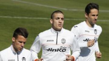 Oriol Romeu, en el entrenamiento.