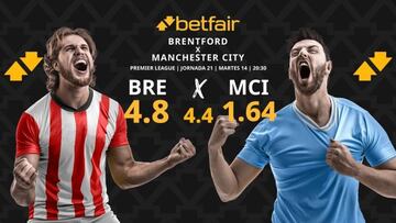 Brentford vs. Manchester City: horario, dónde ver, pronósticos y clasificación