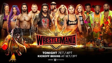 WWE WrestleMania 35: horario, TV, cartelera y c&oacute;mo ver