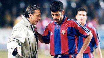 Cruyff en sus memorias: el Barça quiso echar a Guardiola