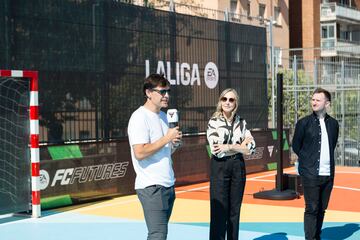 Fernando Morientes, en la presentación de una de las iniciativas de FC Futures junto a EA y LaLiga.