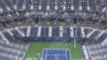 <b>NO HAY TENIS. </b> La lluvia no para en Nueva York y la jornada ha tenido que ser suspendida.