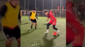 Así jugaban Pizarro y Thompson en la liga amateur de Maipú: ¡hasta con pared incluida!