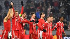 Bayern Múnich golea al Besiktas en ida de octavos de Champions League