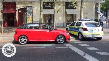 Rescatan en Madrid a un beb¨¦ de un coche aparcado a pleno sol