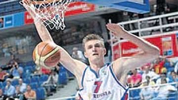 <b>CONTUNDENTE. </b>Kirilenko quiere llevar a Rusia a la gran final.