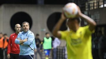 Sergio Gonz¨¢lez, durante el partido de Copa del Rey ante el Real Uni¨®n Club de Ir¨²n.