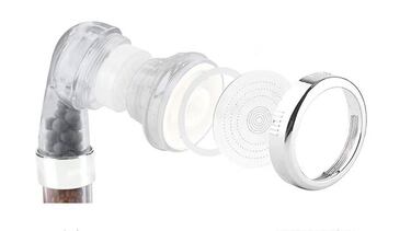 Mejora tu ducha con esta alcachofa de tres filtros que ahorra agua