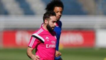 Carvajal ya está con el grupo