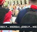 Hinchas del Arsenal se burlan de unos mendigos en Madrid