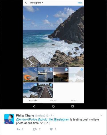 Instagram aumenta la cantidad de fotos que puedes subir en un post