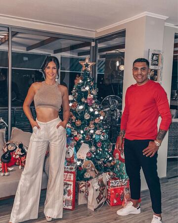 El jugador de Unión La Calera subió esta fotografía junto a su pareja.