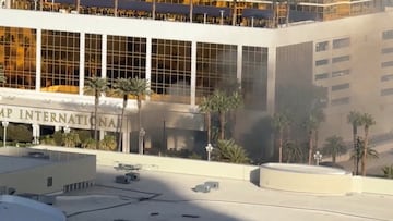 Al menos una persona murió y otras siete resultaron heridas tras la explosión de una cybertruck de Tesla frente al Hotel Trump en Las Vegas, Nevada.