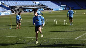 Entrenamiento Deportivo de La Coru&ntilde;a. &Aacute;lvaro Rey