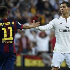 Cristiano Ronaldo y Neymar Jr. se encontraron previo a la pelea Tyson Fury vs Oleksandr Usyk