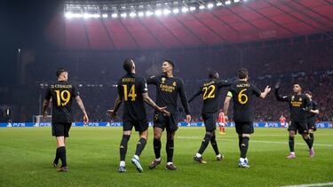 12/12/23 PARTIDO CHAMPIONS LEAGUE
FASE DE GRUPOS GRUPO C
UNION BERLIN - REAL MADRID
TERCER GOL CEBALLOS 2-3 ALEGRIA