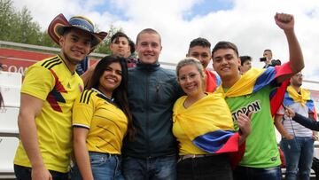 Kazán, Rusia, 14 de junio de 2018. La Selección Colombia cumplió con entrenamiento en el Sviyaga Stadium de Kazán. (Colprensa - Filiberto Rojas Ferro)
