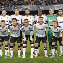 La goleada del Valencia al Lille en imágenes