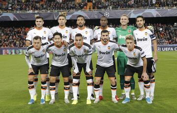 Equipo del Valencia.