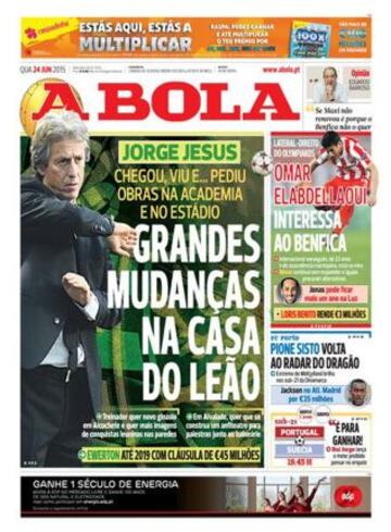 Portadas de la prensa deportiva