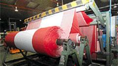 La gran bandera del Centenario está lista