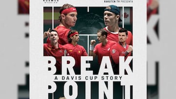 Car&aacute;tula del documental &#039;Break Point: A Davis Cup Story&#039;.